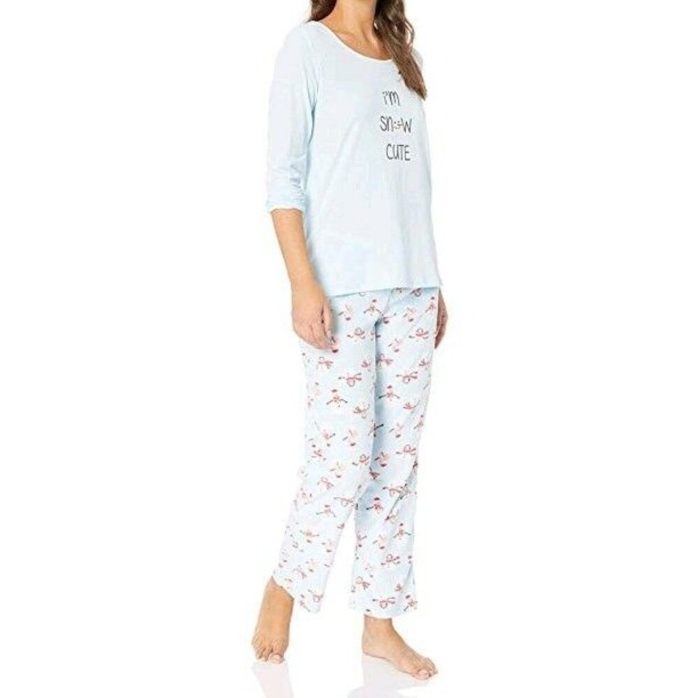 Saint Eve Women's Snow Cute Pullover Pajama Set Size XL